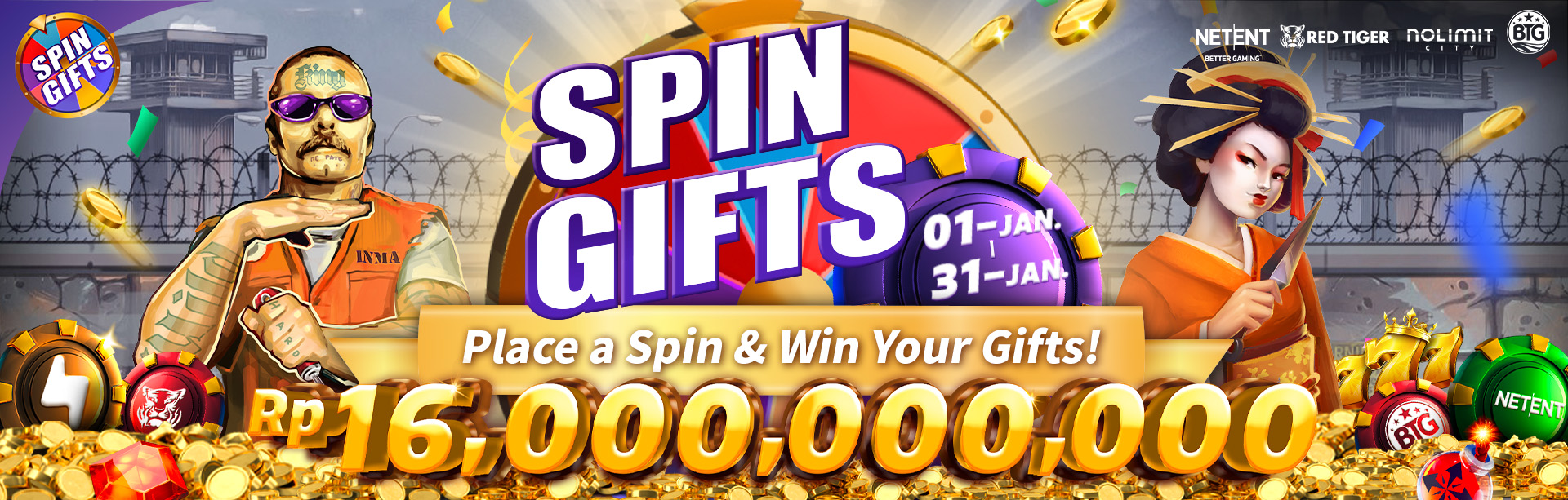 - Spin Gifts Promotion!